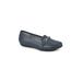 Wide Width Women's Cliffs Glowing Flat by Cliffs in Navy Smooth (Size 9 W)