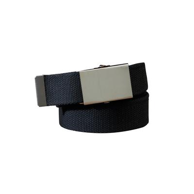 Men's Big & Tall Canvas belt by KingSize in Black (Size XL)