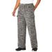 Men's Big & Tall Explorer Plush Fleece Cargo Pants by KingSize in Charcoal Marl (Size 8XL)