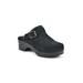 Women's White Mountain Being Convertible Clog Mule by White Mountain in Black Suede (Size 10 M)