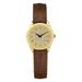 Women's GA Tech Yellow Jackets Medallion Brown Leather Wristwatch