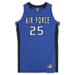 Air Force Falcons Nike Team-Issued #25 Royal & Black Jersey from the Basketball Program - Size L
