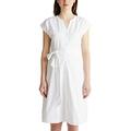 ESPRIT Women's 040ee1e325 Dress, 100/White, 38