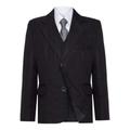 Waniwarehouse Boys Navy Blue Suit, Black Wedding Suit, Grey Page Boy Suit, Formal Suit, 1 to 12 Years (Black, 7-8 Years)