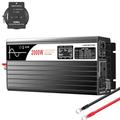 Xijia 2000W (Peak 4000W) Pure Sine Wave power Inverter DC 48V to AC 230V 50HZ Solar converter For Home Use car (DC48V (Range 40V-60V) 2000W)
