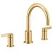 Moen Cia Double-Handle Deck Mounted Roman Tub Faucet Trim Kit, Valve Required in Yellow | 11.625 H x 16 W in | Wayfair T6223BG