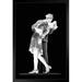 Red Barrel Studio® Public Statue Of A Sailor Kissing A Nurse VJ Day Photo Photograph Romance Romantic Gift Valentines Day Decor Black Wood Framed Art Poster 14X20 Paper | Wayfair