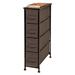 mDesign Slim 4 Drawer Storage Chest Metal in Brown | 29.7 H x 8 W x 19 D in | Wayfair 00131MDCO