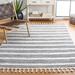 Gray/White 79 x 1.97 in Indoor Area Rug - Foundry Select Striped Gray/Ivory Area Rug Polypropylene | 79 W x 1.97 D in | Wayfair