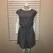 Michael Kors Dresses | New Michael Kors Dress Black White Stripe Knit Size L $89.50 | Color: Black/White | Size: L
