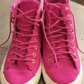 Converse Shoes | Converse All Star Pink Suede High Tops | Color: Pink | Size: 11