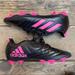 Adidas Shoes | Adidas Goletto Vii Girl's Soccer Cleats | Color: Black/Pink | Size: 5bb