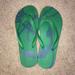 J. Crew Shoes | J.Crew Anchor Flip Flops | Color: Blue/Green | Size: 8