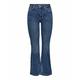 JDY Women's JDYNWFLORA Neela Life HW FLR MB01 DNM NO Jeans, Medium Blue (Medium Blue Denim), 33 W/30 L