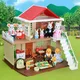 Famille Animaux de la Forêt Mini Villa Scène Parentale Flocage de Beurre Maison de Jeu Cadeau