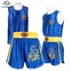 Maillot de Kick Boxing pour Adultes et Enfants Chemise Muay Thai Short de Performance Uniforme