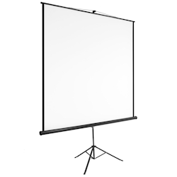 TECTAKE Beamer Leinwand Stativ - 178 x 178 cm Image