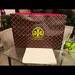 Tory Burch Bags | Large Tory Burch Bag | Color: Brown/Black | Size: Os