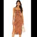 Free People Dresses | Free People Show Stopper Midi Dress | Color: Brown | Size: Xs