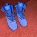 Nike Shoes | Nike High Top Air Force 1’s Color Royal Blue. | Color: Blue | Size: 9