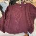 American Eagle Outfitters Sweaters | American Eagle Maroon Sweater, Size Xs | Color: Pink/Purple | Size: Xs