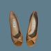 American Eagle Outfitters Shoes | American Eagle Open Toe Pumps | Color: Brown | Size: 8