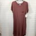 Lularoe Dresses | Lularoe Nwt High Low Carly Dress- Size Large | Color: Brown | Size: L