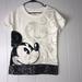 Disney Tops | Disney Parks Top Mickey Mouse | Color: White/Silver | Size: M