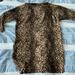 Zara Dresses | Animal Print Mini Dress Zara | Color: Black | Size: M