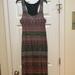 American Eagle Outfitters Dresses | American Eagle Multi-Color Maxi Dress | Color: Black | Size: L