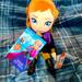 Disney Toys | Frozen’s Anna Doll & Hard Book Nwt | Color: Blue/White | Size: Osg