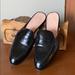 J. Crew Shoes | Jcrew Academy Penny-Loafer Mules | Color: Black | Size: 7