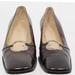 Gucci Shoes | Authentic Gucci Burgundy Patent Leather Shoes | Color: Silver | Size: 7.5