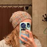 American Eagle Outfitters Accessories | American Eagle Knit Hat | Color: Cream/White | Size: Os