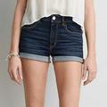 American Eagle Outfitters Shorts | American Eagle Outfitters Shortie Jean Short New 6 | Color: Black | Size: 6