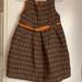 Zara Dresses | Girls Belted Dress | Color: Brown/Black | Size: 3tg