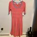 Lularoe Dresses | Bnwt Lularoe Nicole Dress | Color: Red | Size: S