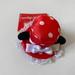 Disney Accessories | Disneyland Paris Minnie Mouse Hair Clip | Color: Red/Brown | Size: Os