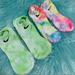 Nike Accessories | 2 For $20 Nike Neon Tie-Dye Low Cut Socks | Color: Green | Size: Os