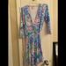 Lilly Pulitzer Dresses | Lilly Pulitzer Emilia Wrap Dress | Color: Gray | Size: S