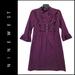 Nine West Dresses | Nine West Women Ruffle Sleeve Dress Size 6p Maroon | Color: Purple | Size: 6p