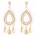 Rebecca Minkoff Jewelry | New Rebecca Minkoff Beaded Chandelier Earrings | Color: Silver | Size: Os