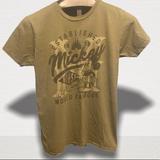 Disney Tops | Disney Mickey Mouse Graphic Tee Shirt Top M | Color: Brown | Size: M