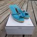 Coach Shoes | Coach Espadrilles Wedge Sandals | Color: Blue | Size: 8.5