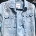 American Eagle Outfitters Tops | American Eagle Denim Shirt | Color: Blue/Silver | Size: Xsj