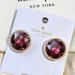 Kate Spade Jewelry | Kate Spade She Sparkles Fuchsia Earrings | Color: Silver | Size: Os