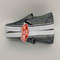 Vans Shoes | Classic Slip-On | Color: White/Silver | Size: 8