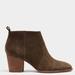 Madewell Shoes | Madewell Brenner Bootie In Mink Suede | Color: Black | Size: 9.5