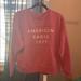American Eagle Outfitters Tops | American Eagle Crewneck | Color: Red/Brown | Size: M