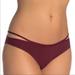 Free People Intimates & Sleepwear | Free People Zoey Merlot Underwear Panty ~ Nwt ~ Small | Color: Tan | Size: S